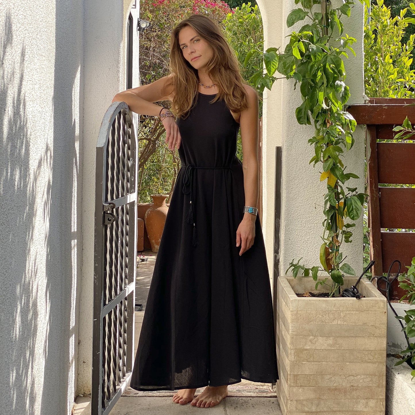 CALLIE MAXI DRESS - BLACK